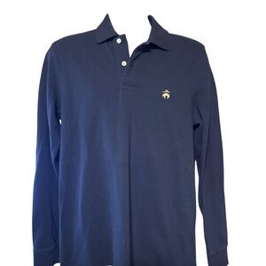 Brooks Brothers 1818 prefomance polo Dark Blue Polo with Gold Logo